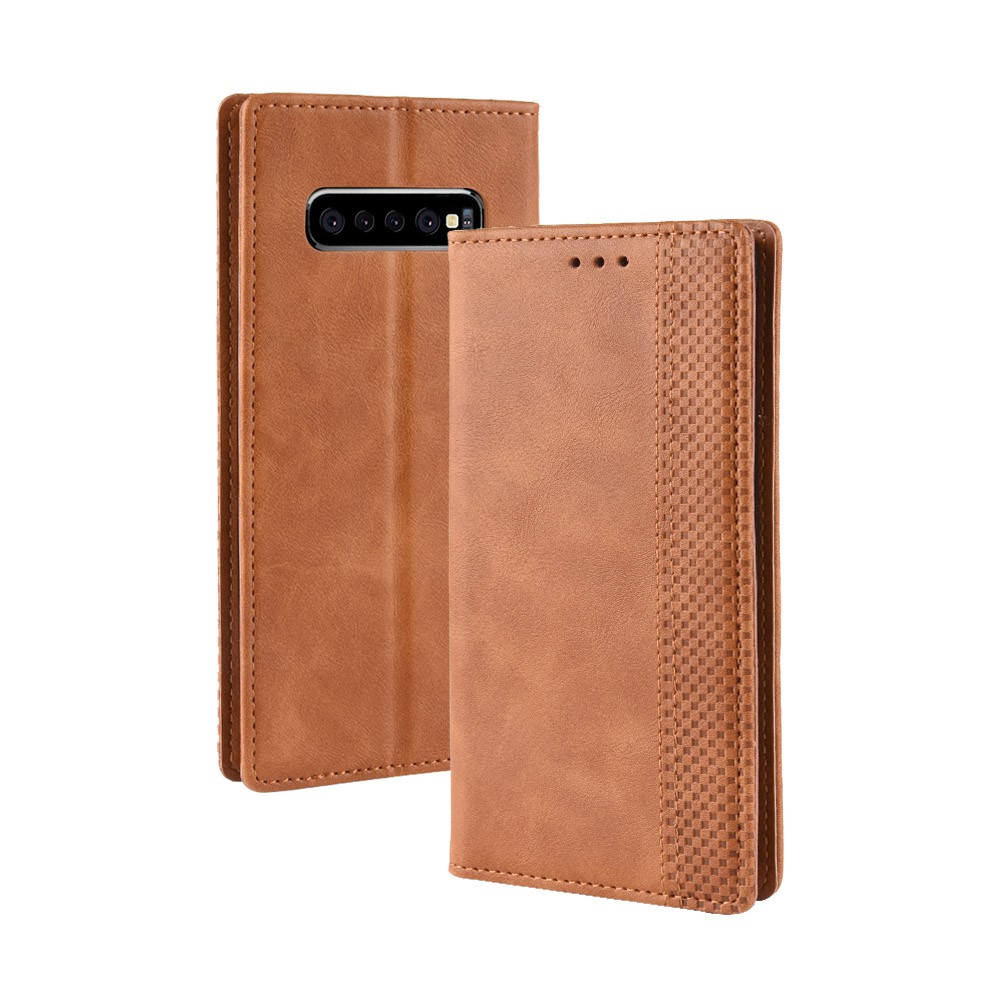 Bao da dạng ví Samsung S10 Plus Leather Luxury