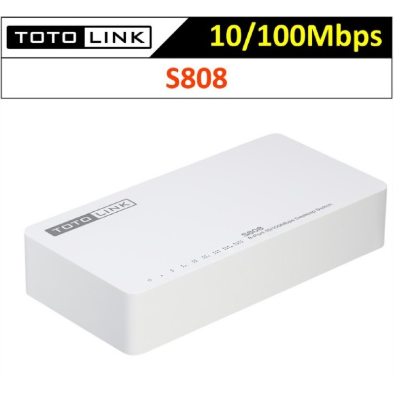 Bảng giá Switch TOTOLINK S808 8-Port 10/100Mbps Phong Vũ