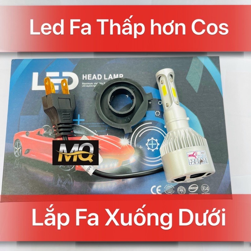 ĐÈN PHA LED C6 3 TIM LED H4 (GIÁ 1 BÓNG)