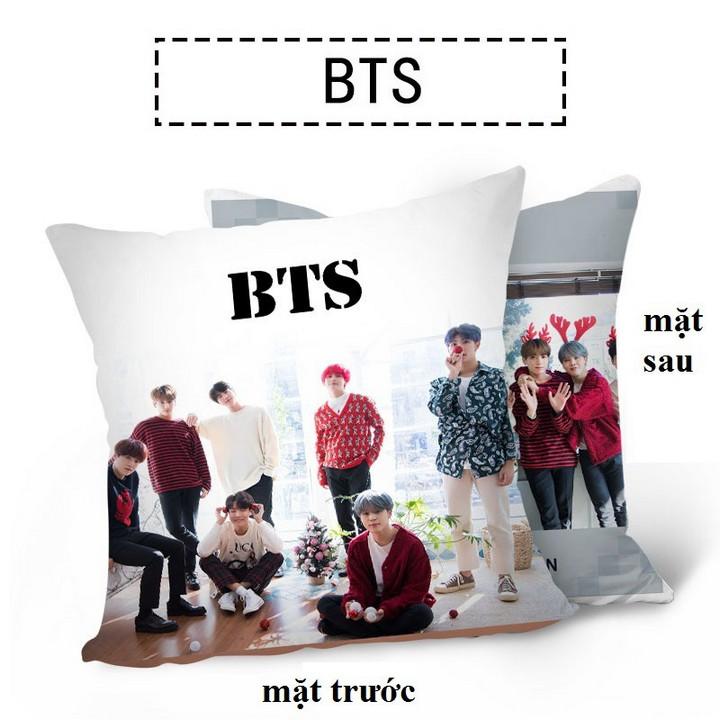 Gối BTS gối thành viên idol in hình thần tượng nhóm nhạc Hàn Quốc thiết kế đẹp thời trang army