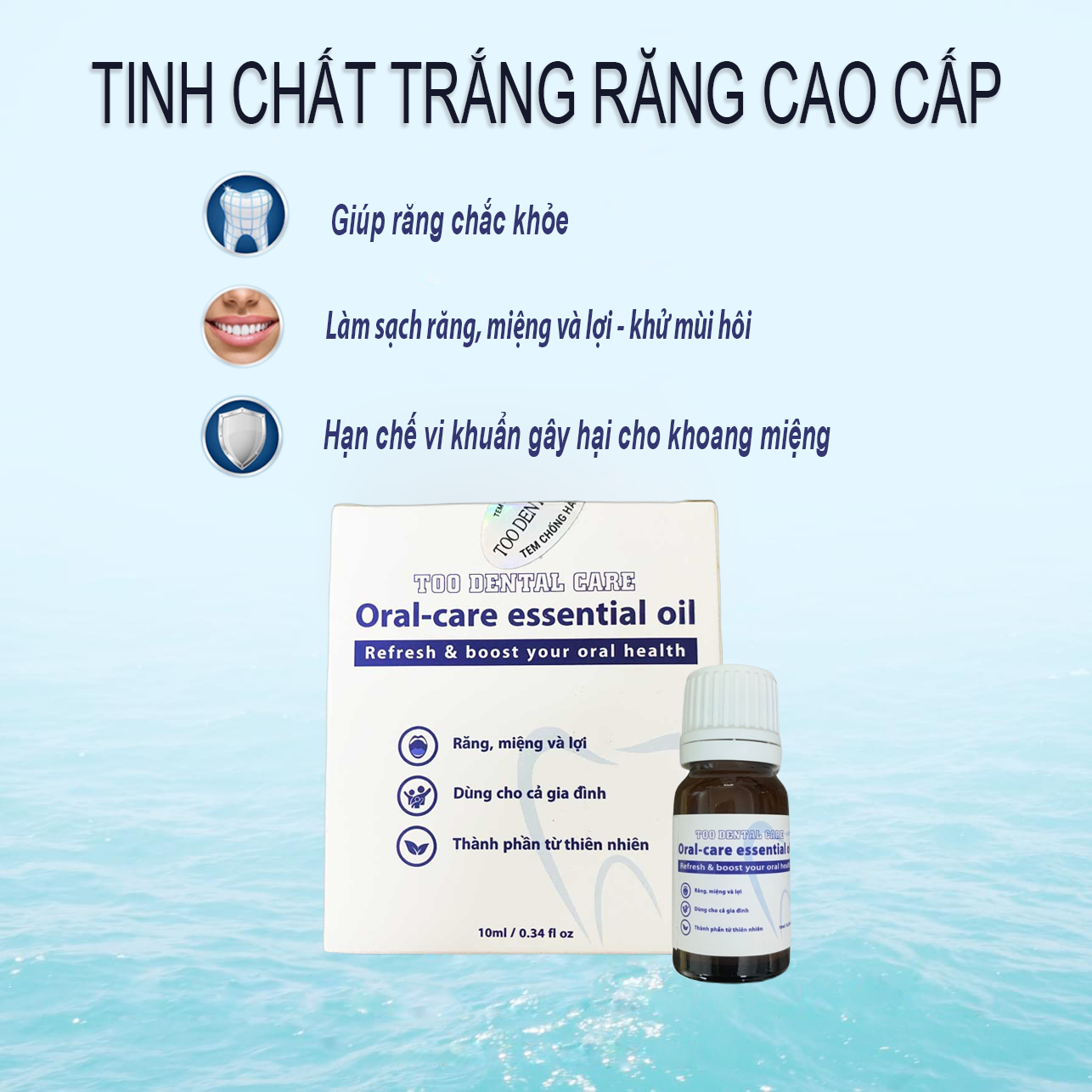 Tinh Dầu Trắng Răng Thơm Miệng Too Dental Care