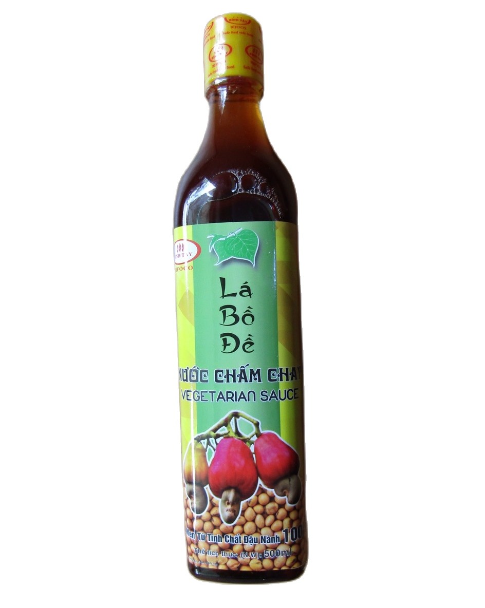 Nước mắm chay Lá Bồ Đề (500ml) - Chai thuỷ tinh (12 chai/ thùng)