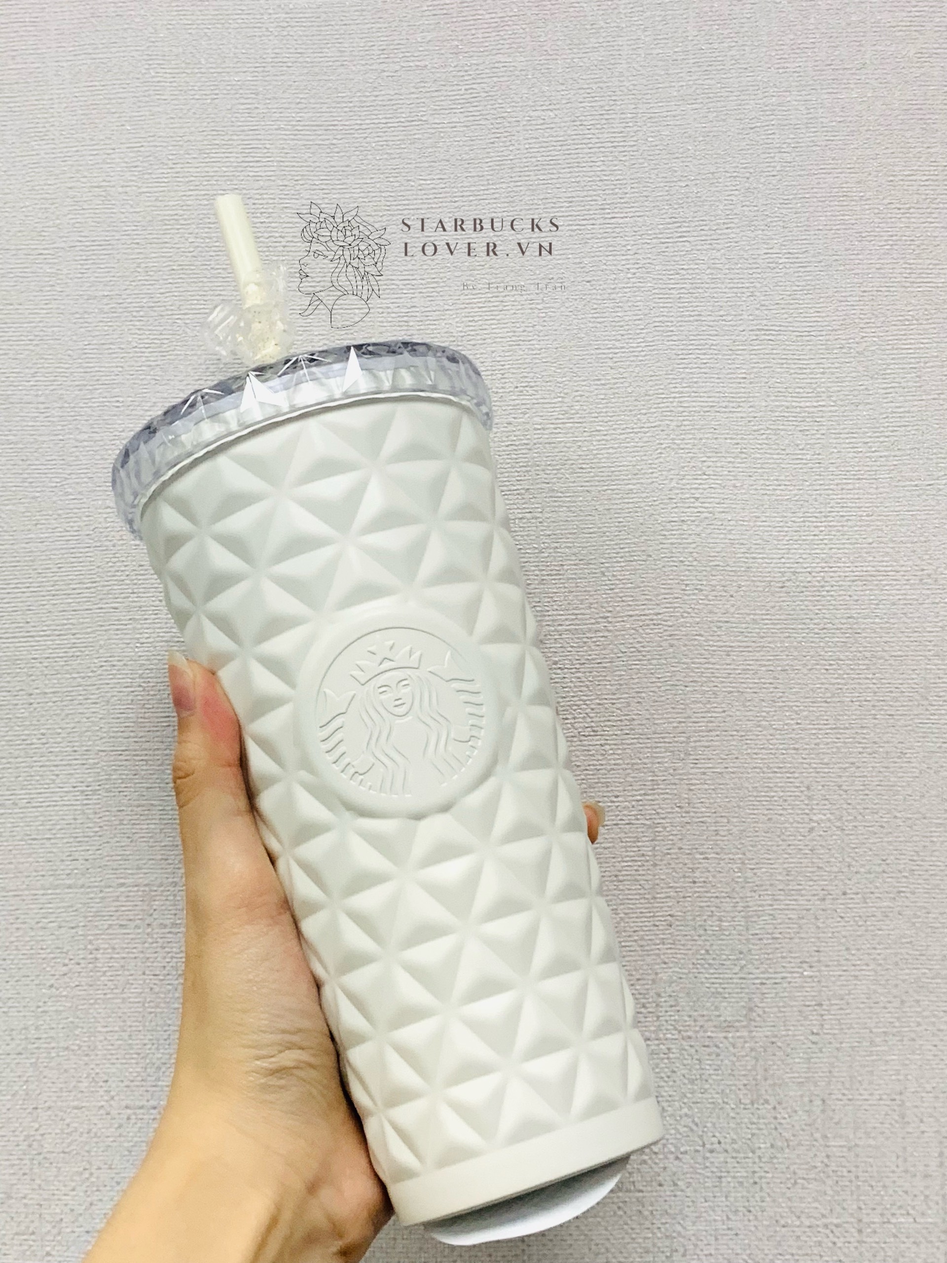 |chính hãng| ly starbucks giữ nhiệt dion lily of valley 591ml