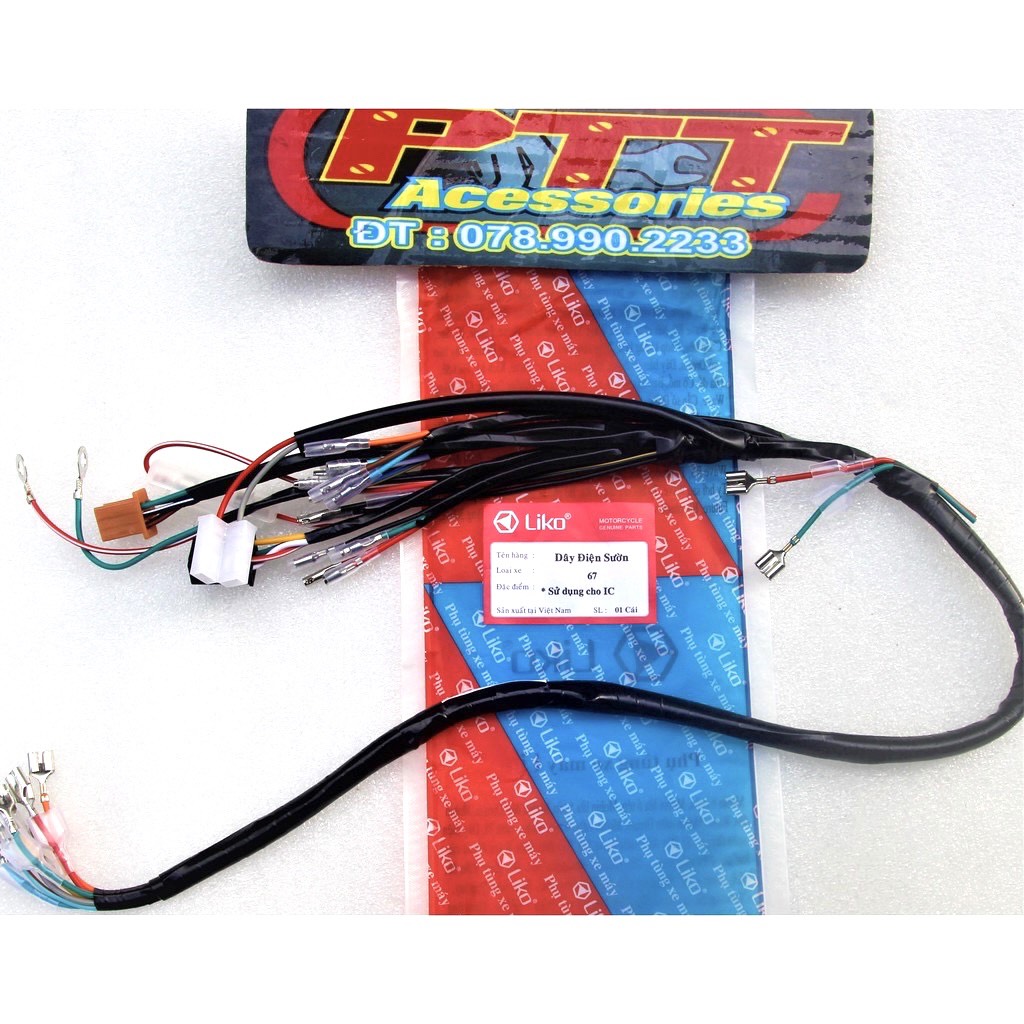 Dây điện sườn xe 67 xài ic