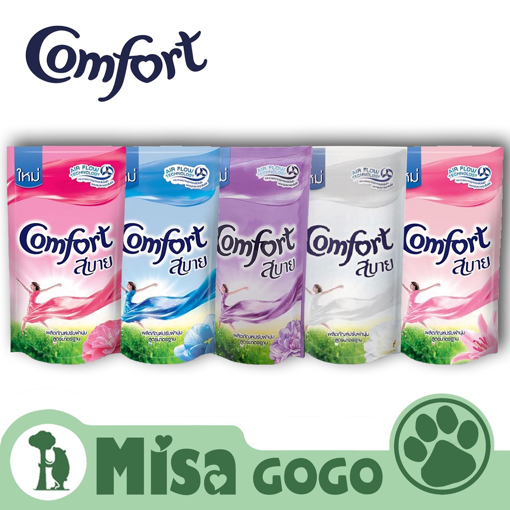 [HCM][Combo 3 bịch] Nước Xả Vải Comfort 580Ml Thái Lan {Màu Trắng}