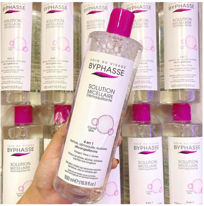 [Có Tem Nhãn]Nước Tẩy Trang Byphasse Cho Mọi Loại Da Solution Micerallaire Face 500ml