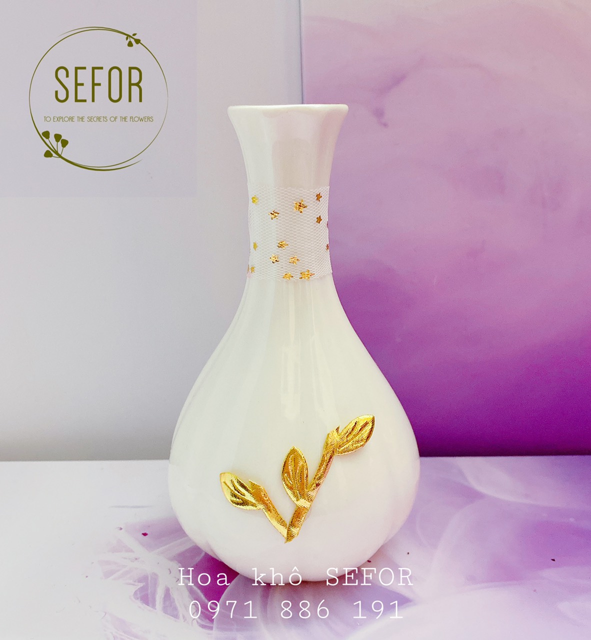 Lọ gốm - Bình gốm mini - Bình gốm Bát Tràng decor không gian