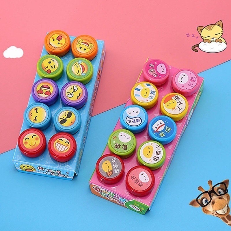 Set 6-10 Dấu In Hình (Có Video Của Shop)