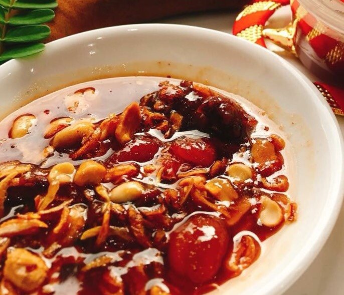 5 bịch bánh tráng chấm sốt me ,bơ