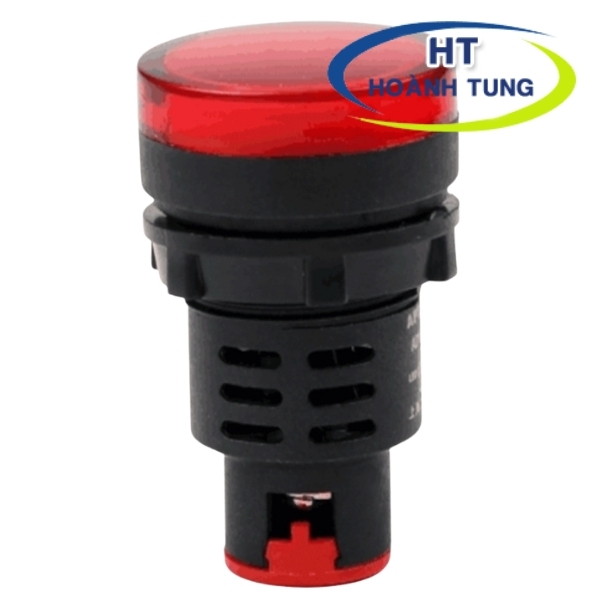Đèn led AD16-30DS báo pha phi 30mm điện áp 220VAC 3 màu đỏ, xanh lá, màu vàng