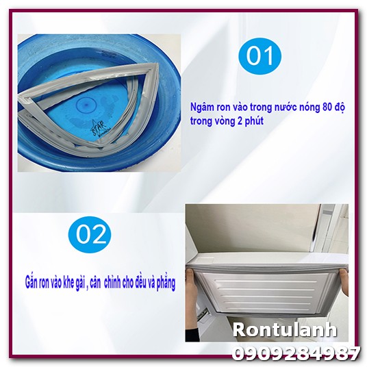 Ron cửa của tủ lạnh AQua  Model AQR-I209DN