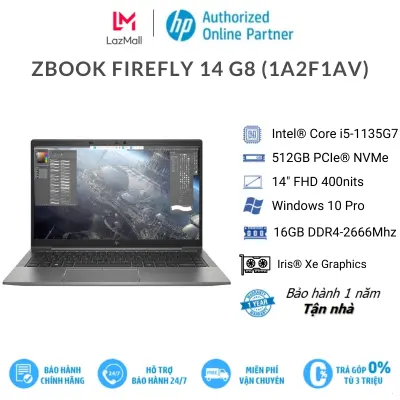 [25 -29/7 - MGG 1.5TR đơn từ 12TR]Laptop HP ZBook Firefly 14 G8 Mobile Workstation 1A2F1AV/ 275W0AV (Core i5 - i7 Gen 11 | 16GB | 512GB | 14 inch FHD | Win 10 Pro | Bạc)