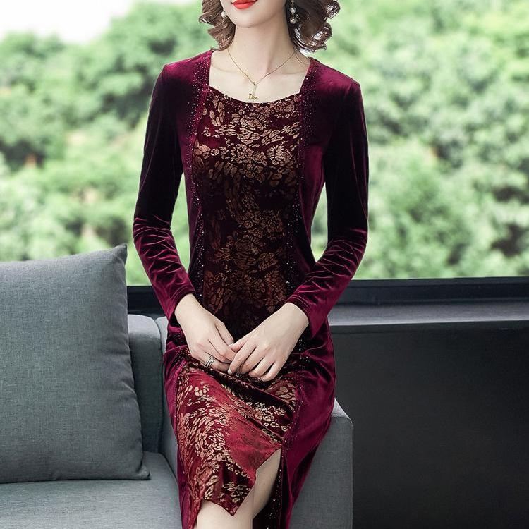 [HCM]ĐẦM SUÔNG HỌA TIẾT SANG TRỌNG - lindashop