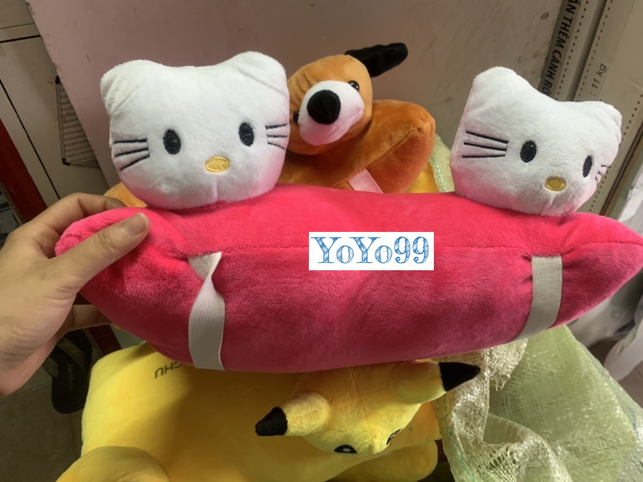 [HCMC] two-head motorcycle pillow for babies