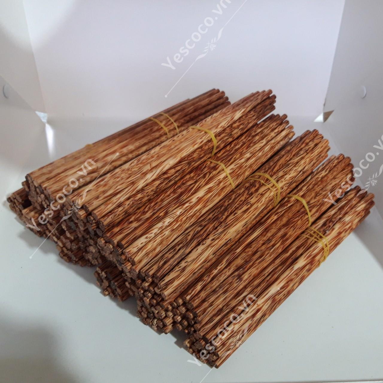 10 Đôi Đũa Gỗ Dừa Cao Cấp YESCOCO BẾN TRE