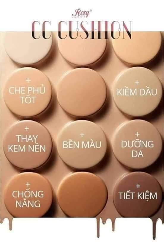 Phấn Nước Trang Điểm CC CuSHION ROSy