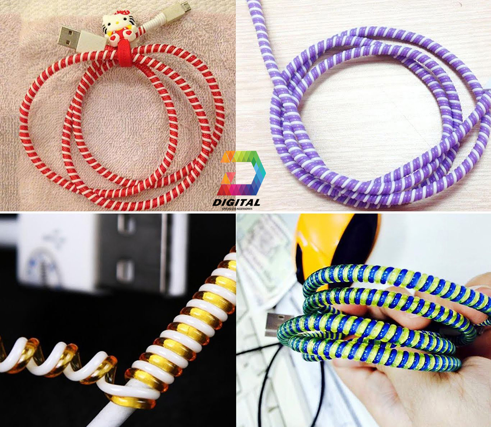 Dây Quấn Bảo Vệ Cáp Sạc, Tai Nghe - Dây lò xo