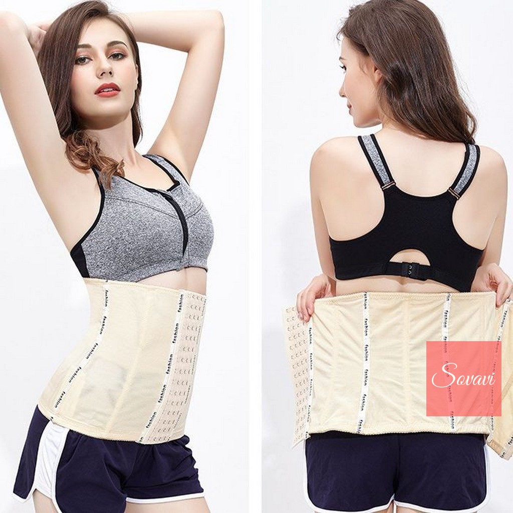 Đai nịt bụng latex giảm mỡ  9 xương (28cm) DAI005