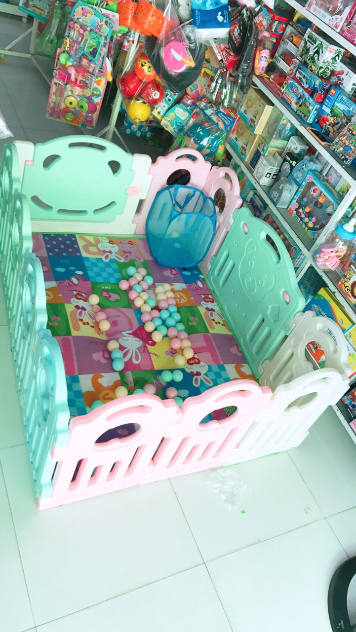 quây cũi 14+2 cho bé 1m5 x1m9