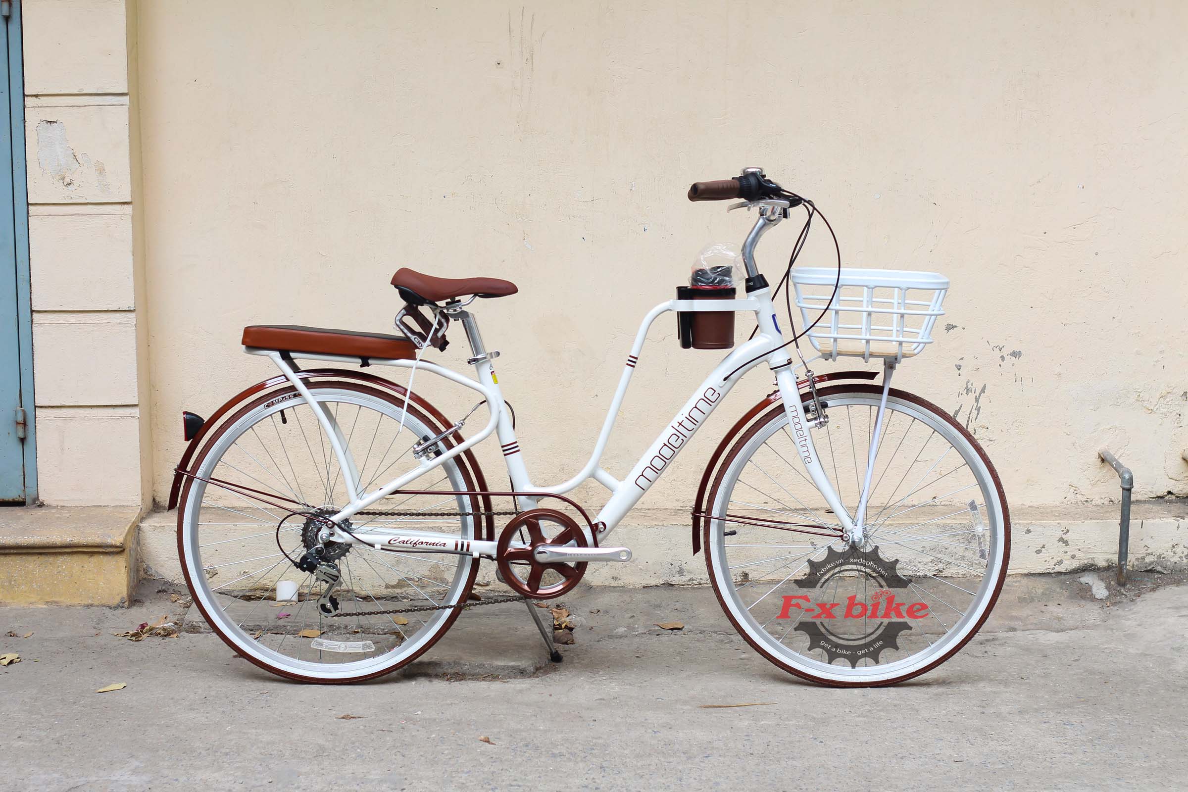 Xe Đạp Nữ California Modeltime Cacao