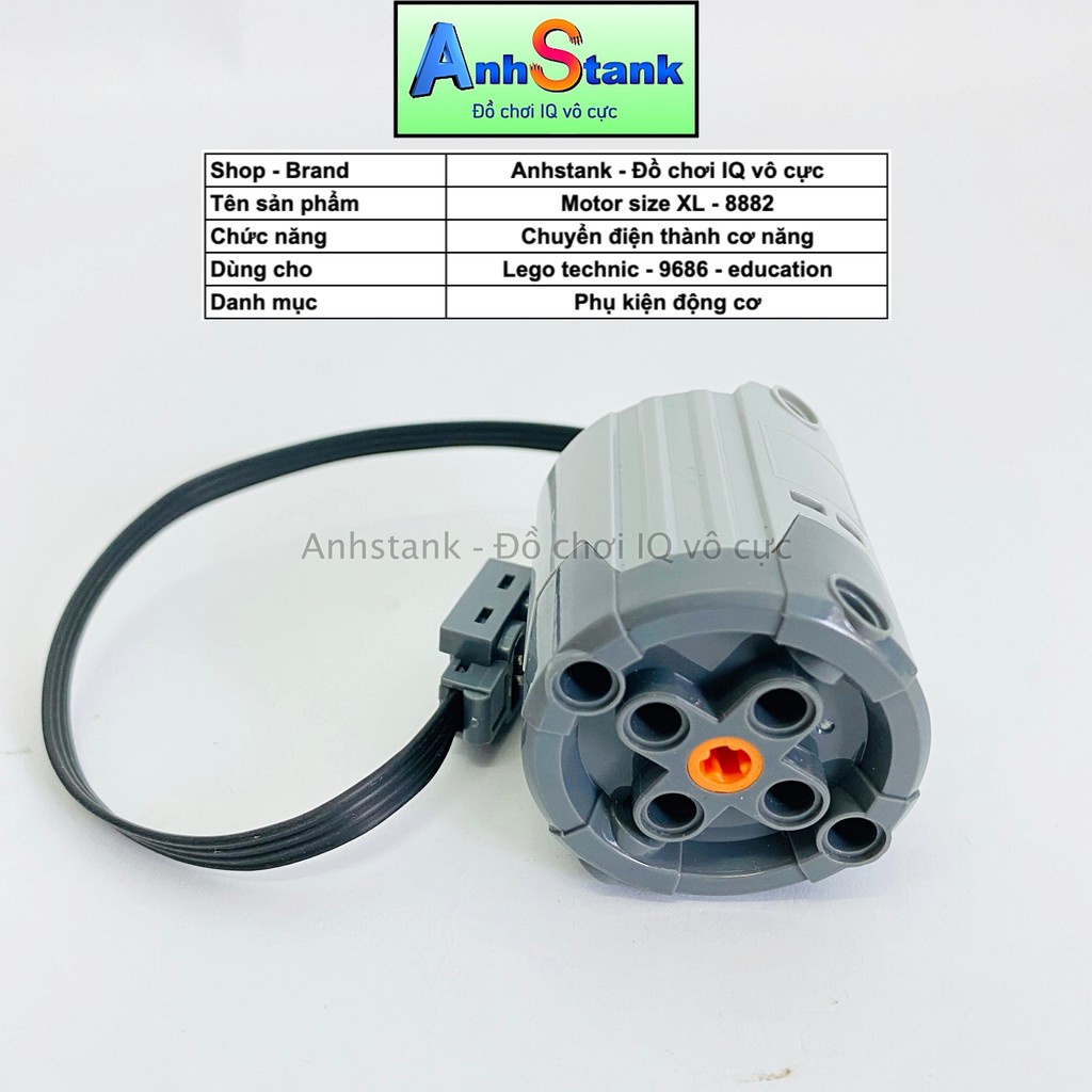 Motor đồ chơi Cỡ XL 8882 Tương Thích 9686-Technic-Education