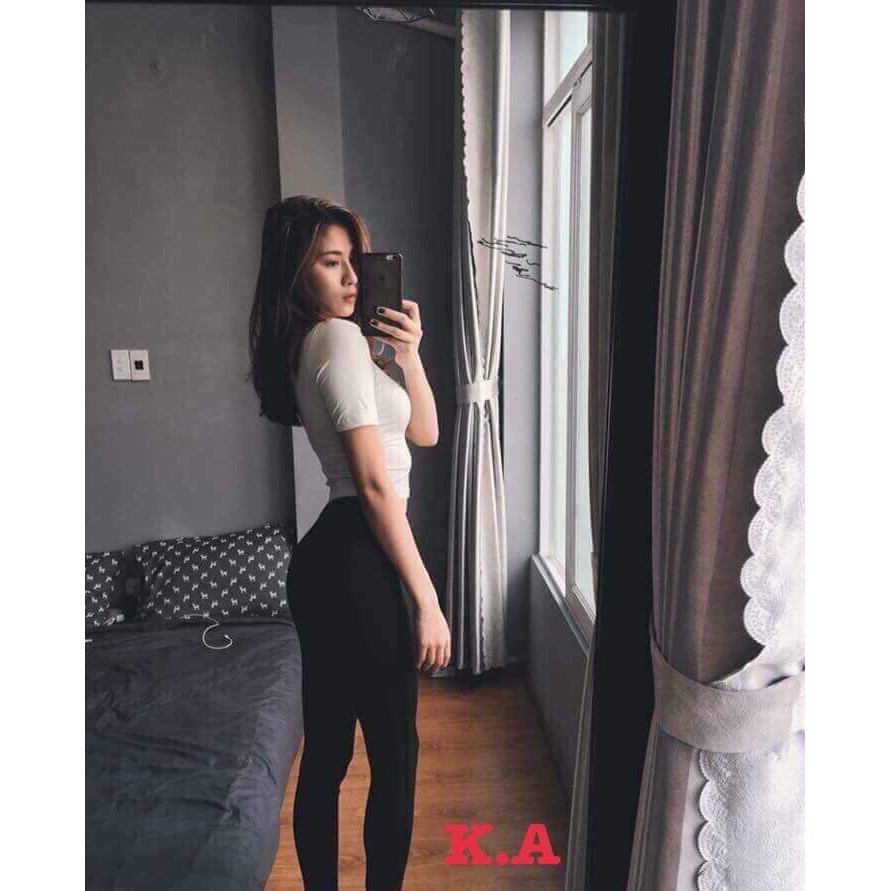 Quần legging nữ thu đông  chất co dãn cực rẻ