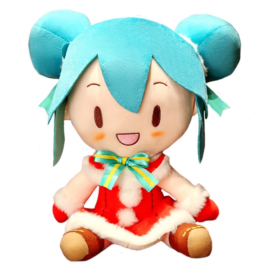 ☃ thú nhồi bông hình nhân vật hoạt hình hatsune miku 32cm