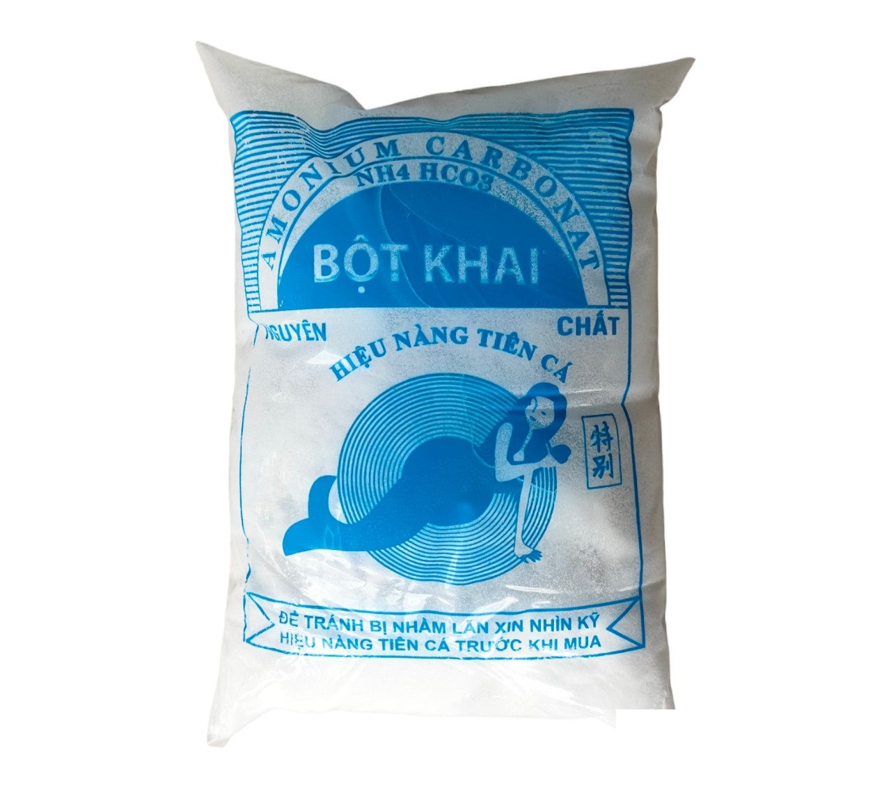BỘT KHAI HIỆU NÀNG TIÊN CÁ ( AMONIUM CARBONAT) DÙNG ĐỂ TẨY GỖ