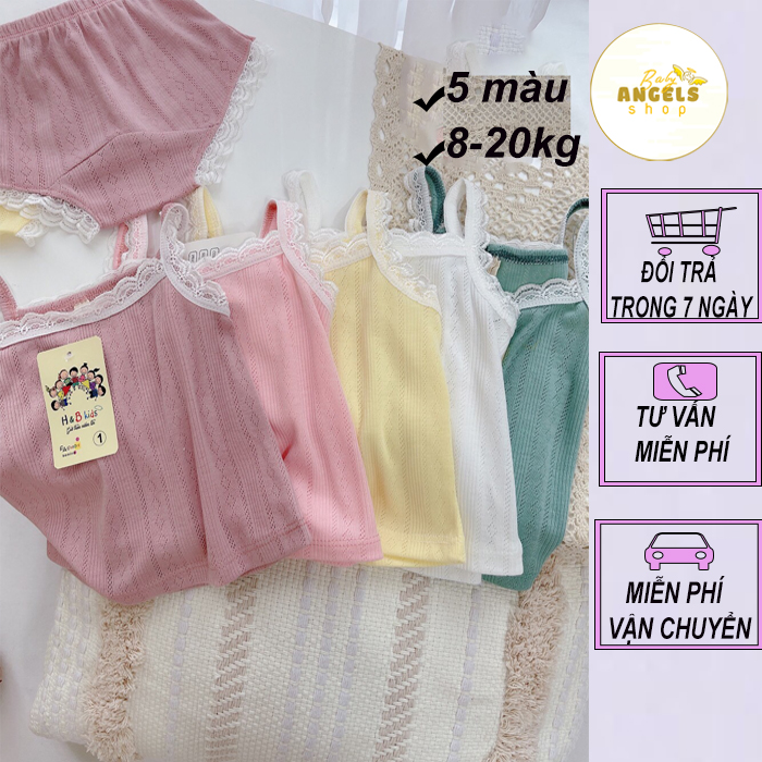 Đồ bộ 2 dây mát mẻ cho bé gái