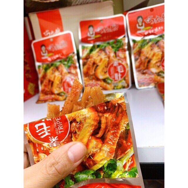 [HCM]XÁCH BÒ XÀO CAY GIÒN SIÊU NGON 18g (GÂN BÒ CAY)