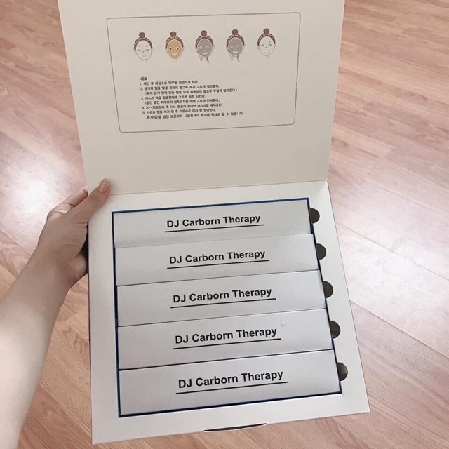 Mặt Nạ Thải Độc, Làm Trắng Da CO2 DJ Carborn Therapy