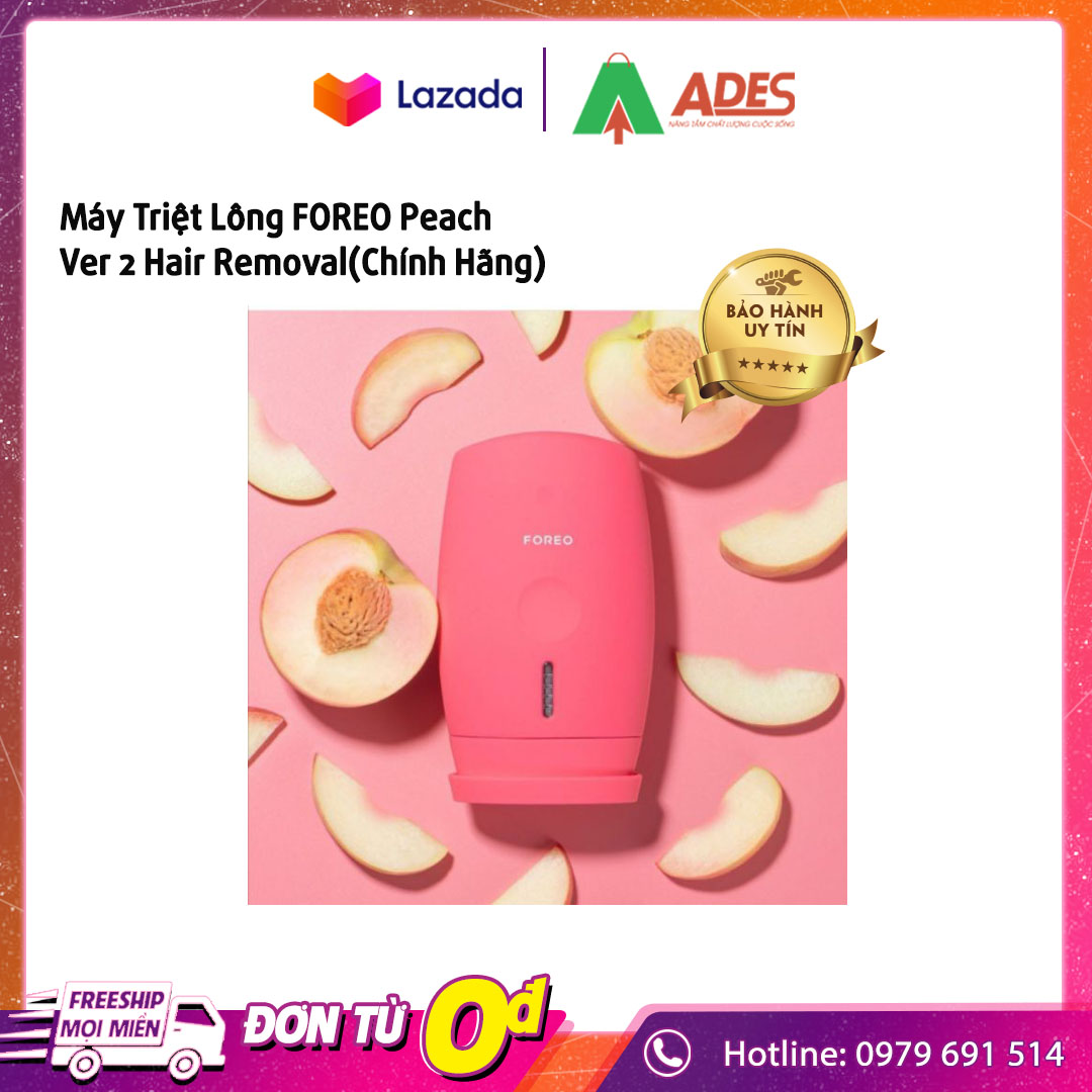 [DEAL HOT] Máy Triệt Lông FOREO Peach Ver 2 Hair Removal