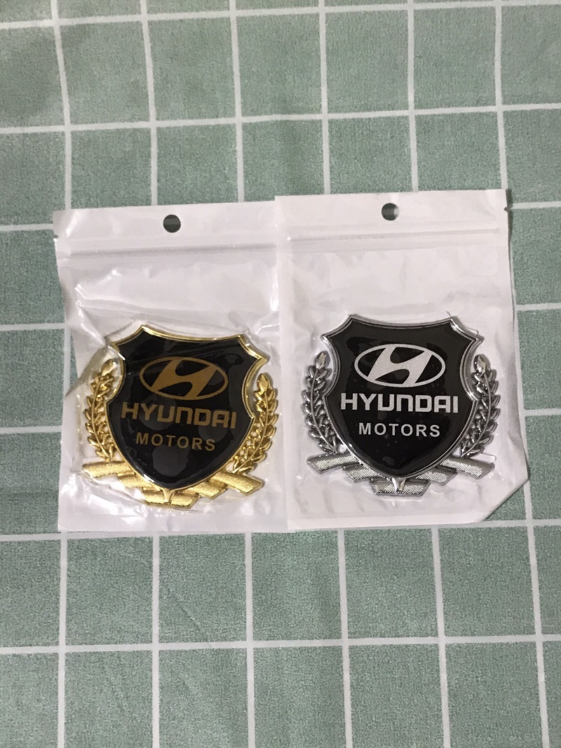Logo xe ô tô hyundai hình bông lúa