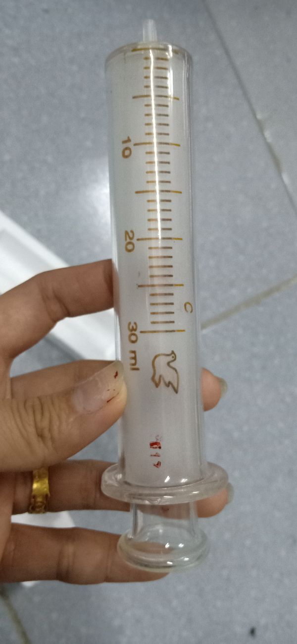 Xi Lanh Thủy Tinh Thụ Tinh Lợn 30Ml - 197