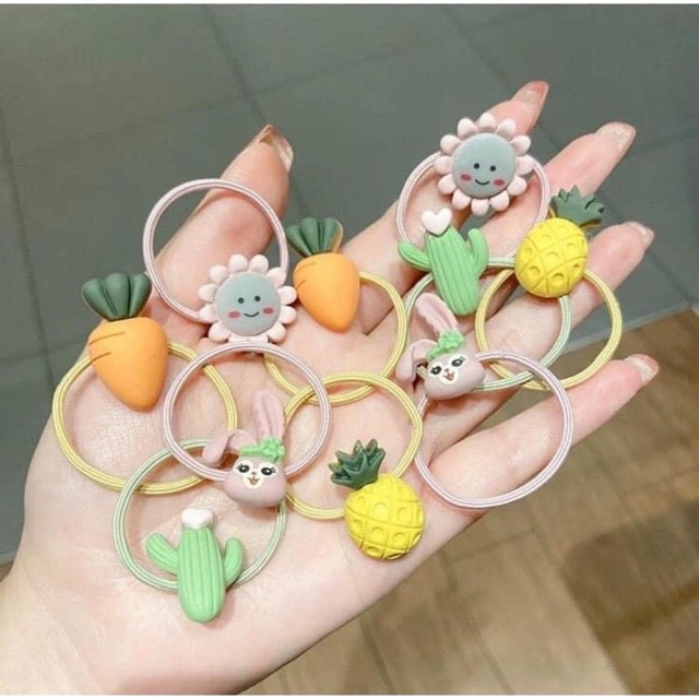 Set 10 Dây cột tóc cho bé