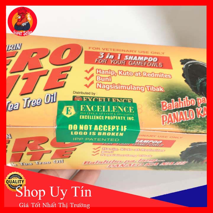 Zero Mite Hộp 5 Gói Xà Bông Tắm Gà