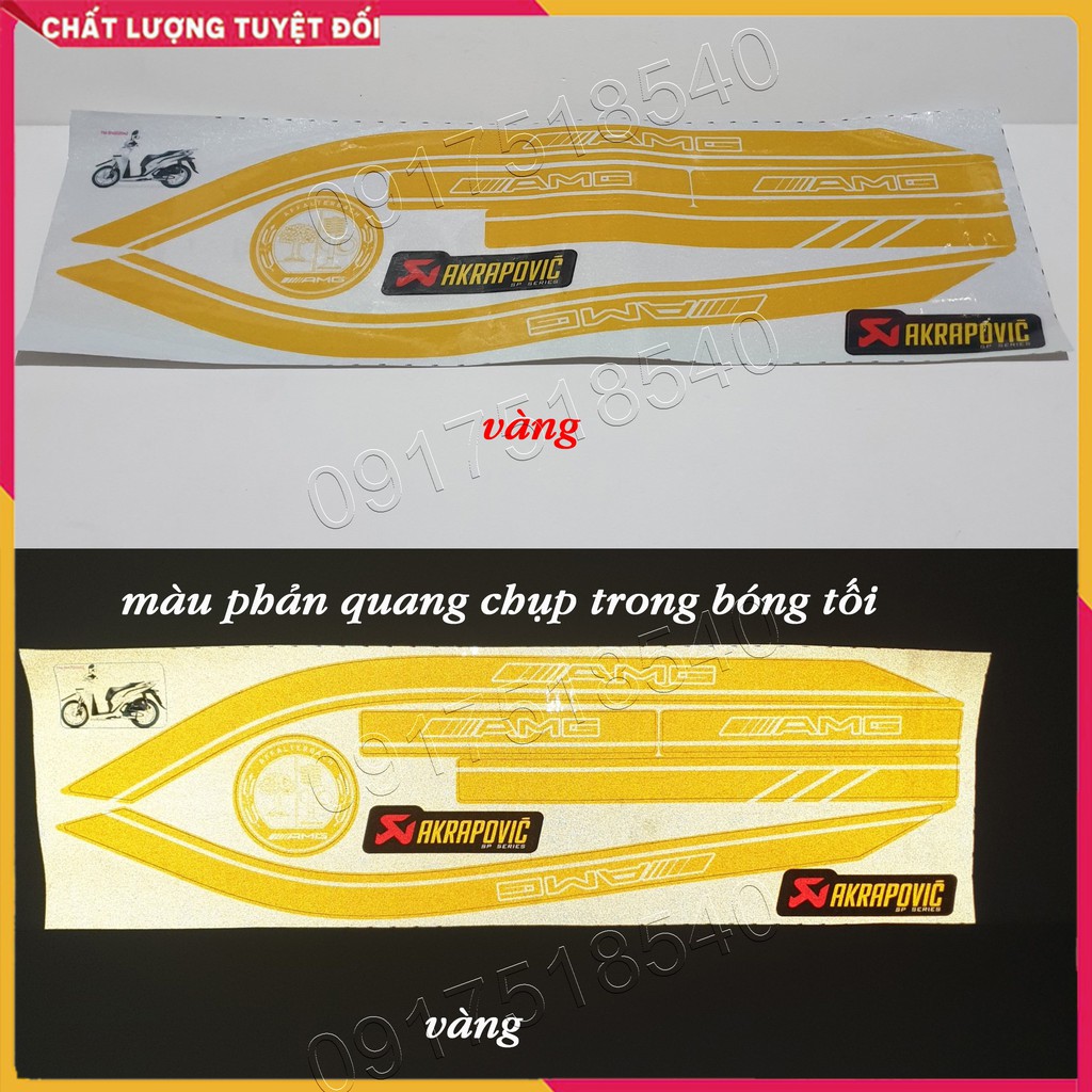 Tem Chỉ AMG Phản Quang 3M Dán SH Việt 2020 - 2021 (Loại 1)