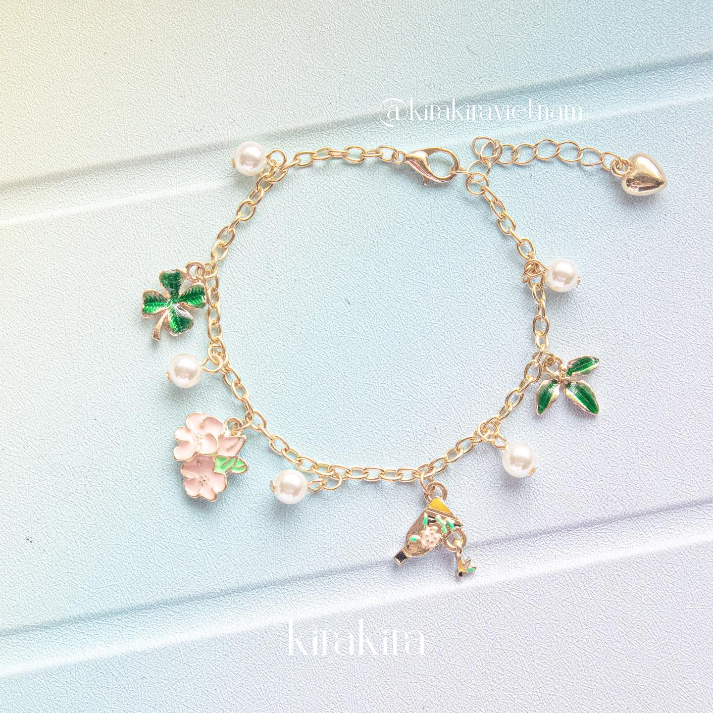 Lắc tay mặt hoa thiên nhiên Blossom