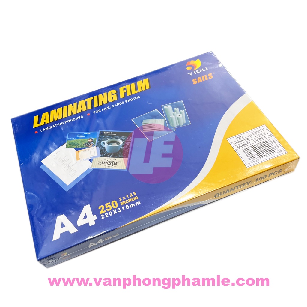 Màng ép plastic a4 220x310mm 125 mic