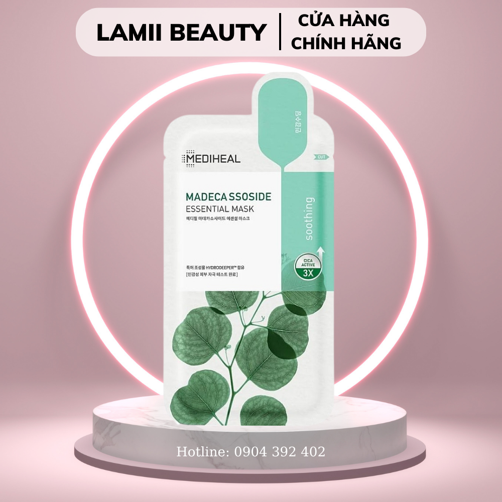 Mặt nạ mediheal madeca ssoide essential mask - lamii beauty