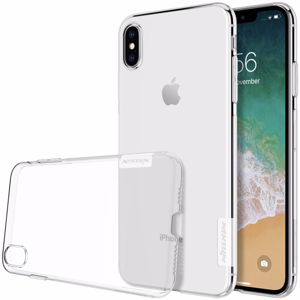 Ốp lưng Nillkin Iphone Xs Max silicon dẻo, trong suốt