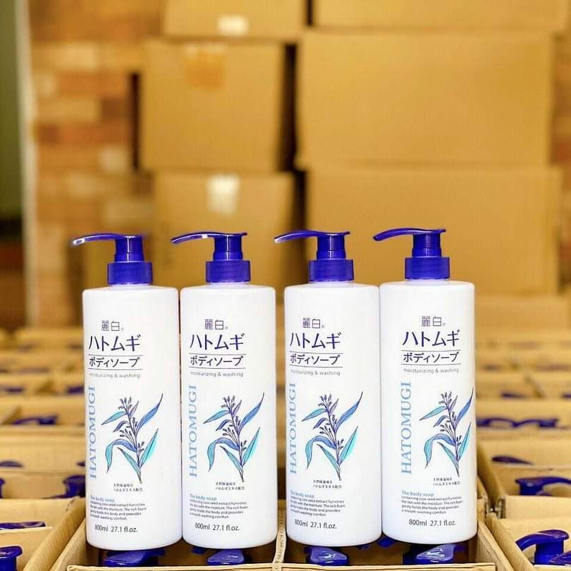 Sữa Tắm Trắng Da Hatomugi Moisturizing Washing Hạt Ý Dĩ