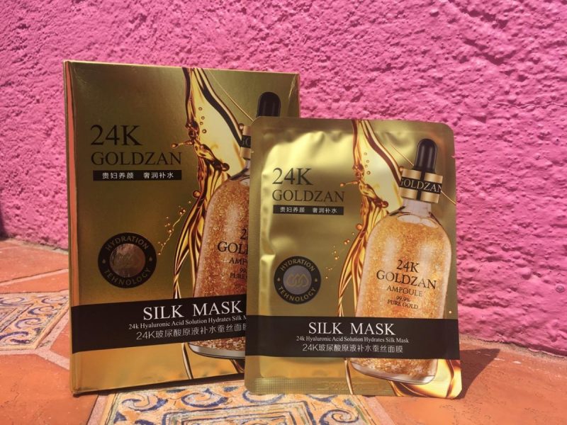 [HCM]MẶT NẠ LỤA VÀNG 24K GOLDZAN SILK MASK