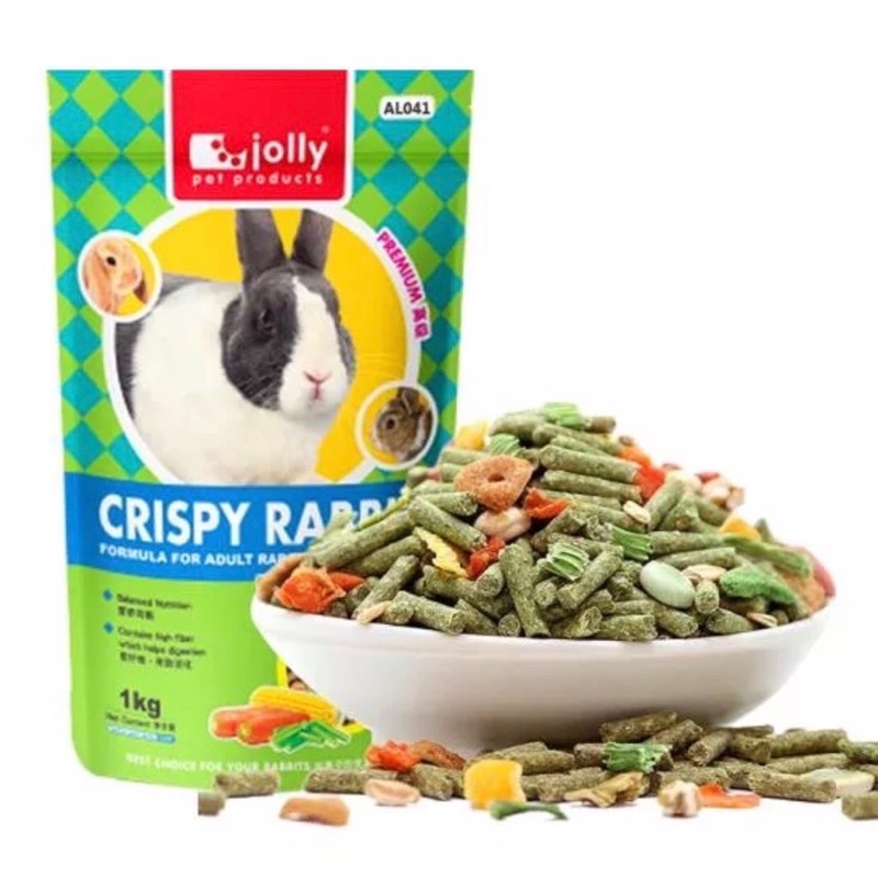 Cỏ nén Crispy Rabbit dành cho mọi loại thỏ (nhiều thành phần rau củ) - T3 PETS SHOP
