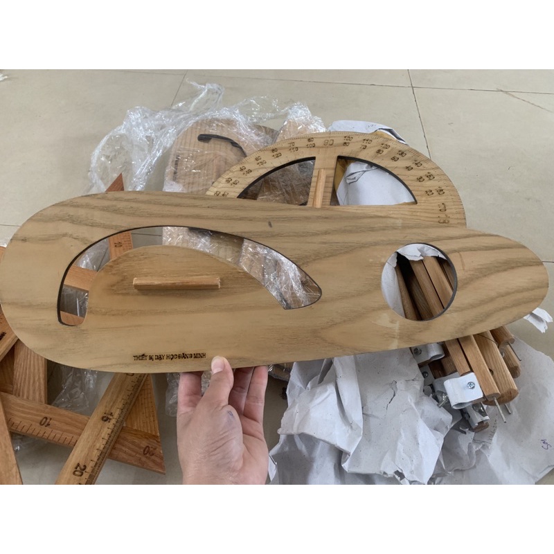 [Parabol] Thước vẽ đồ thị bằng gỗ sồi nhẹ đẹp thân thiện