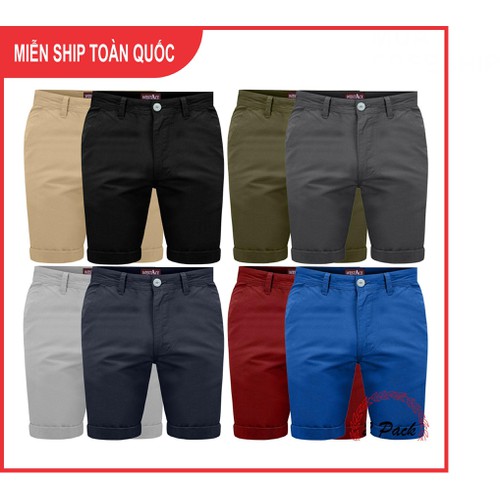 QUẦN SHORT NAM KAKI CO GIÃN NHẸ