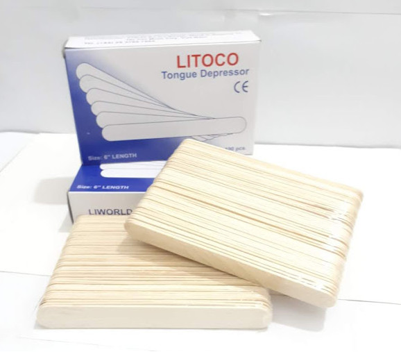 Que đè lưỡi litoco -hộp 100 que