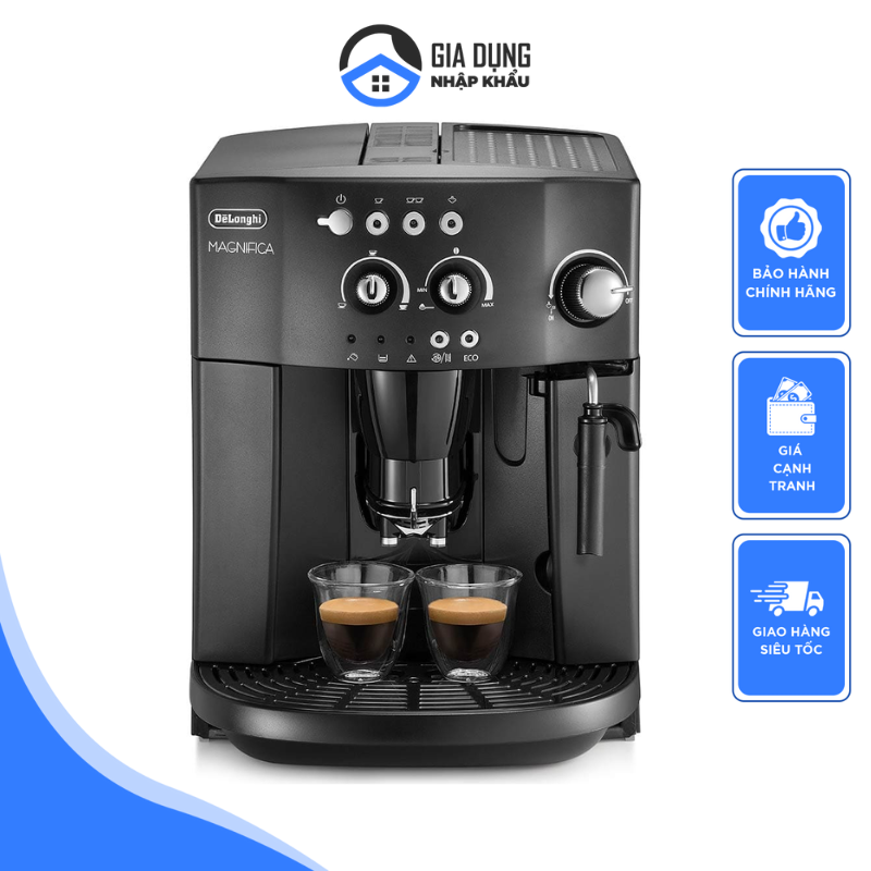 Máy pha cà phê tự động delonghi esam 4000.b, delonghi coffee machine, máy pha cafe, espresso, cappucino, máy pha cà phê tại nhà, máy pha cà phê văn phòng, 15 bar, dung tích 1.8l, nhập khẩu romania, bh 12 tháng