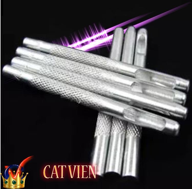 Đinh Đục Lỗ Thắt lưng Dây Nịt Nam Cát Viên HG098 (Bạc)