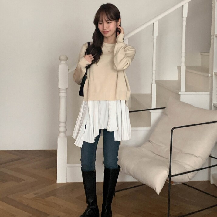 Set áo Bat top Hàn Quốc
